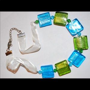 16 1/2” Murano Glass necklace